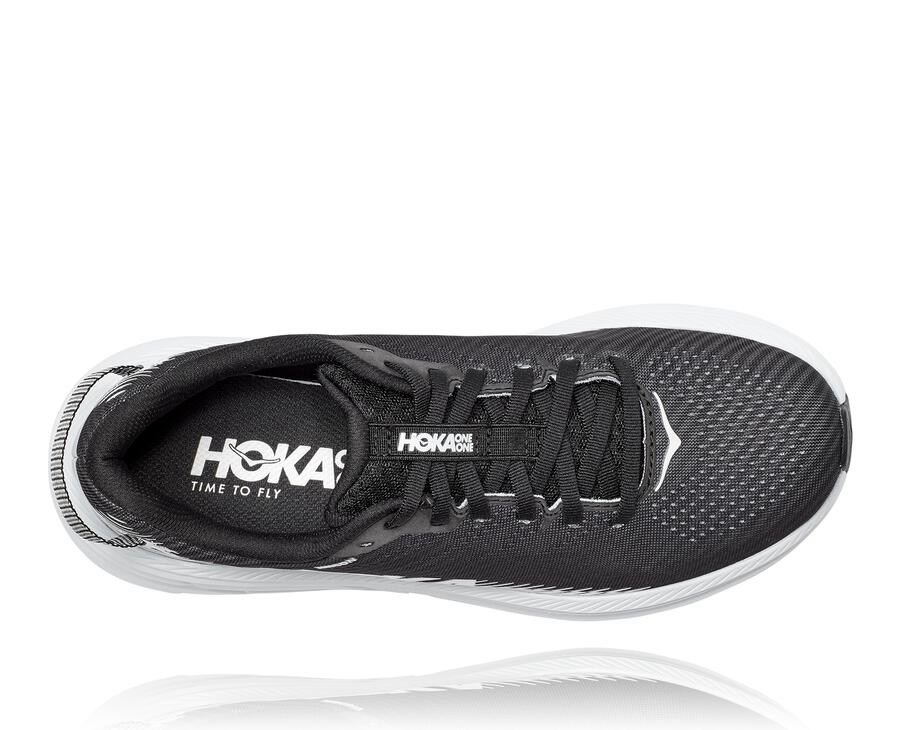 Hoka One One Rincon 2 Löparskor Dam - Svarta/Vita - TEUQL-1634